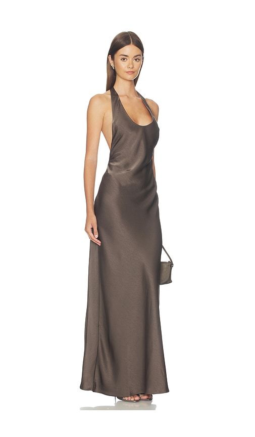 Bare Maxi Dress in Chocolate. - size L (also in M, S, XL, XS, XXL, XXS) - LIONESS - Modalova
