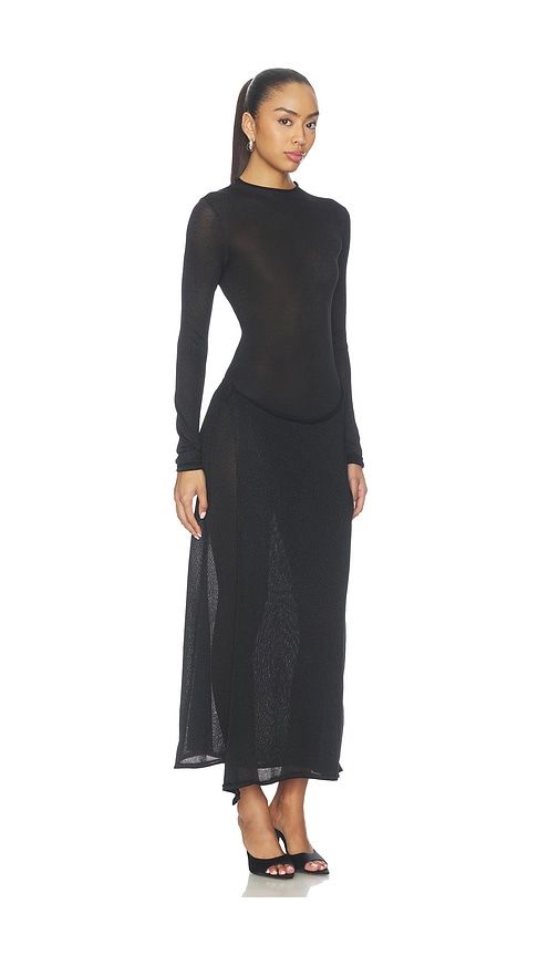 Resolution Maxi Dress in Black. - size L (also in M, S, XS, XXS) - LIONESS - Modalova