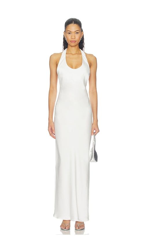 Bare Maxi Dress in White. - size L (also in M, S, XL, XS) - LIONESS - Modalova