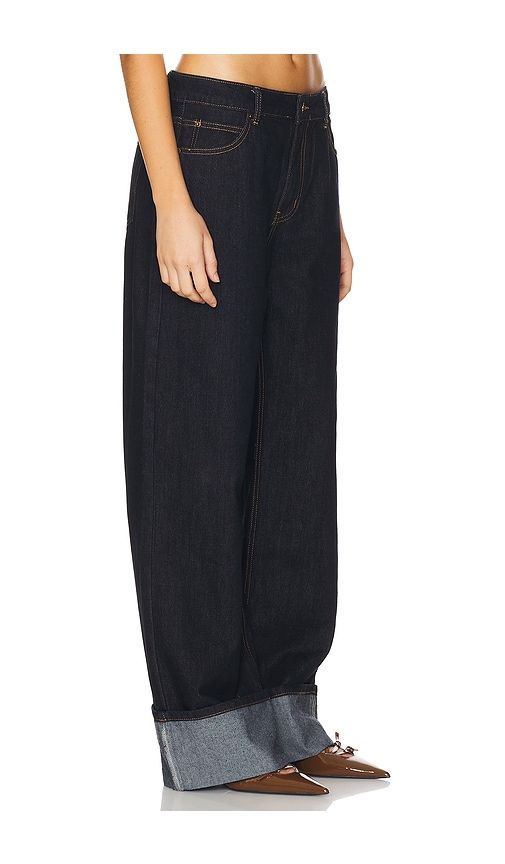 Top Model Cuffed Jeans in Denim-Dark. - size L (also in S, XL, XS, XXL, XXS) - LIONESS - Modalova