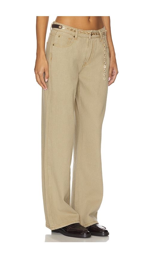 Afterglow Wide Leg in Brown. - size L (also in M, S, XL, XS, XXL) - LIONESS - Modalova