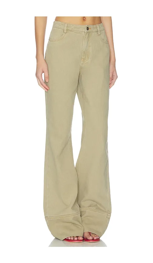 Brooklyn Jean in Brown. - size L (also in M, S, XS) - LIONESS - Modalova