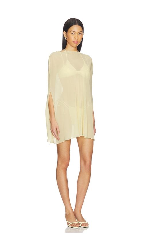 Aura Poncho in Yellow. - size M (also in S, XS) - LIONESS - Modalova