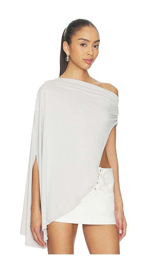 Reborn Poncho in Light Grey. - size L (also in M, S, XL, XS, XXL) - LIONESS - Modalova