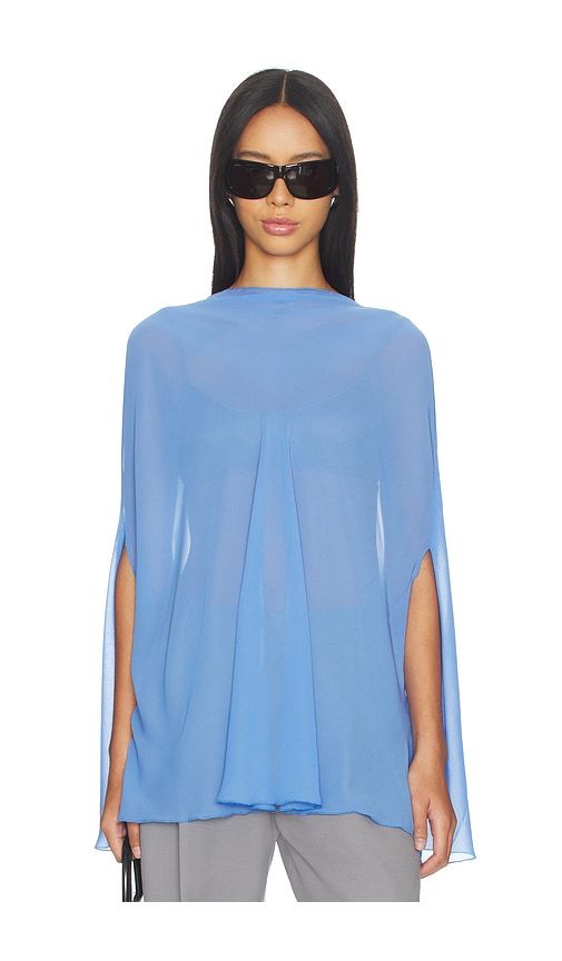 Aura Poncho in Blue. - size L (also in M, S, XL, XS, XXL, XXS) - LIONESS - Modalova