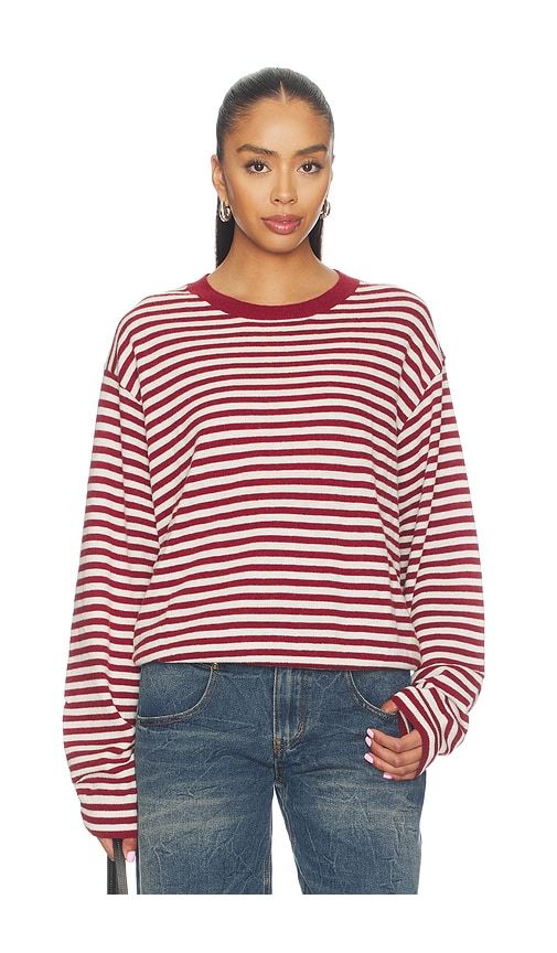 Olsen Knit Sweater in Wine. - size M (also in S, XL, XS) - LIONESS - Modalova