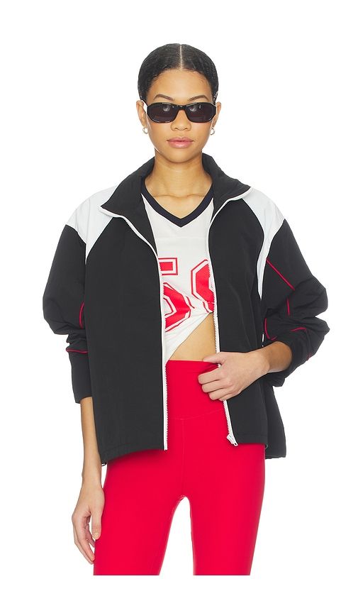 Shoreline Windbreaker in Black,White. - size S (also in XXS, XS, M, L, XL) - LIONESS - Modalova