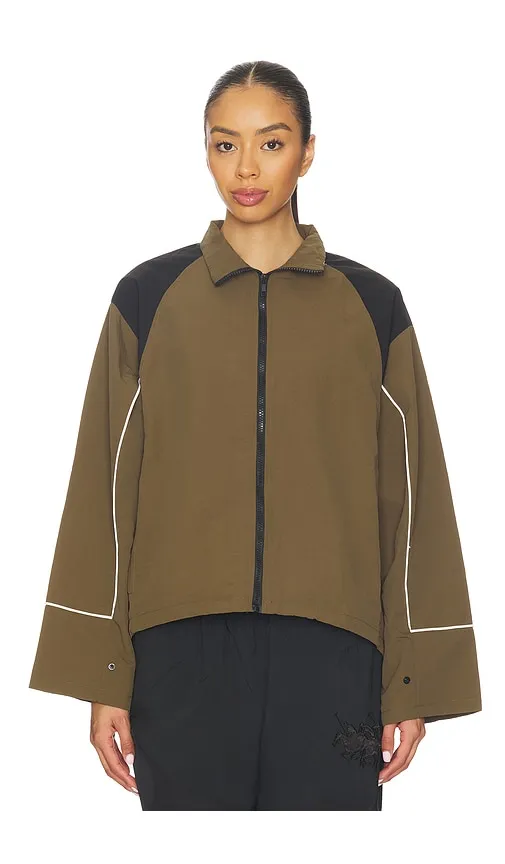 Shoreline Windbreaker in Green. - size L (also in M, S, XL, XS, XXS) - LIONESS - Modalova