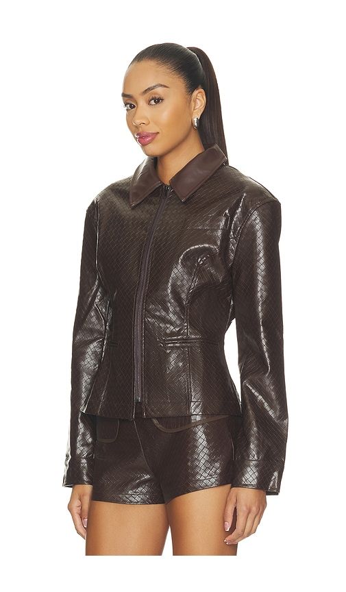 Soho Jacket in Brown. - size M (also in S, XS) - LIONESS - Modalova