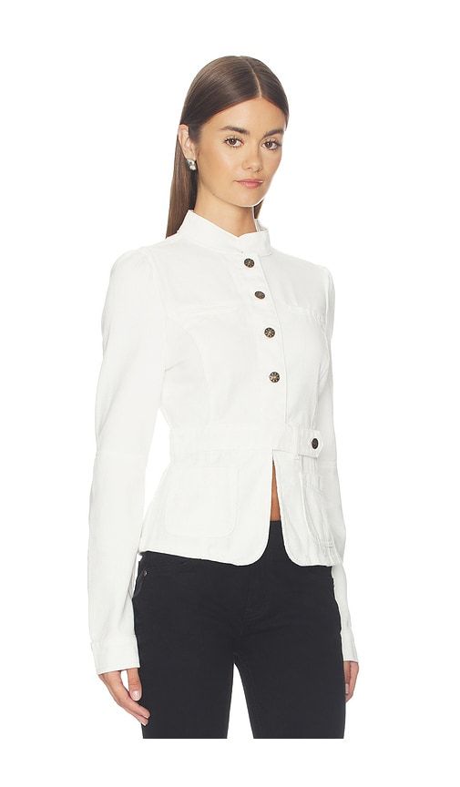 Brooklyn Denim Jacket in White. - size S (also in XS) - LIONESS - Modalova