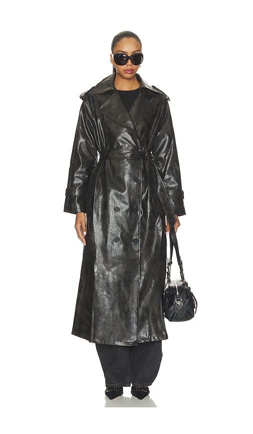 Off Duty Coat in Black. - size L (also in M, S, XL, XS) - LIONESS - Modalova