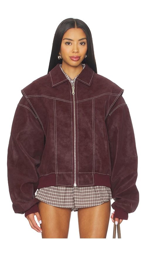 Vista Bomber Jacket in Brown. - size S (also in XXS, XS, M, L, XL, XXL) - LIONESS - Modalova