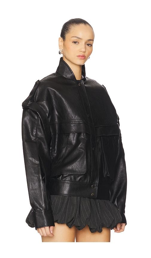 Madame Bomber Jacket in Black. - size L (also in M, S, XL, XS, XXL) - LIONESS - Modalova