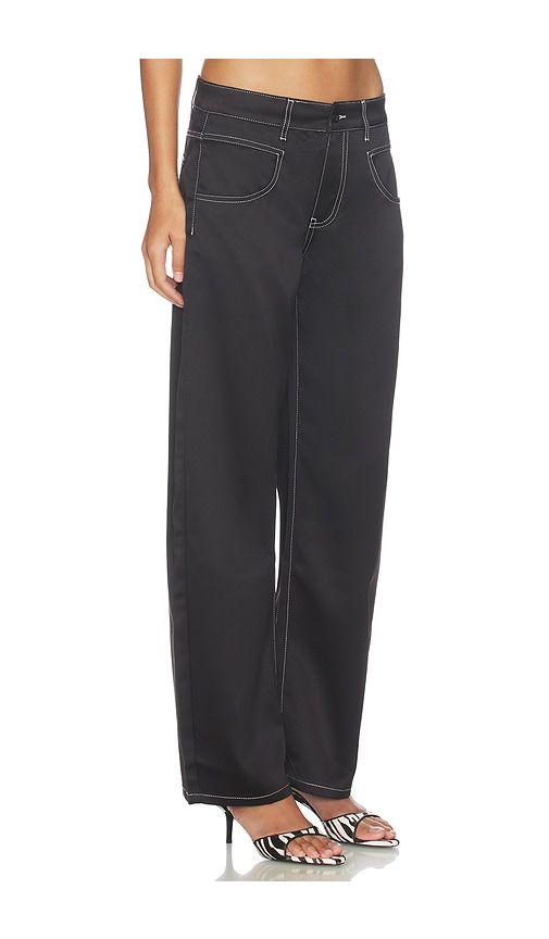Serenity Satin Pant in Black. - size XS (also in XXS) - LIONESS - Modalova