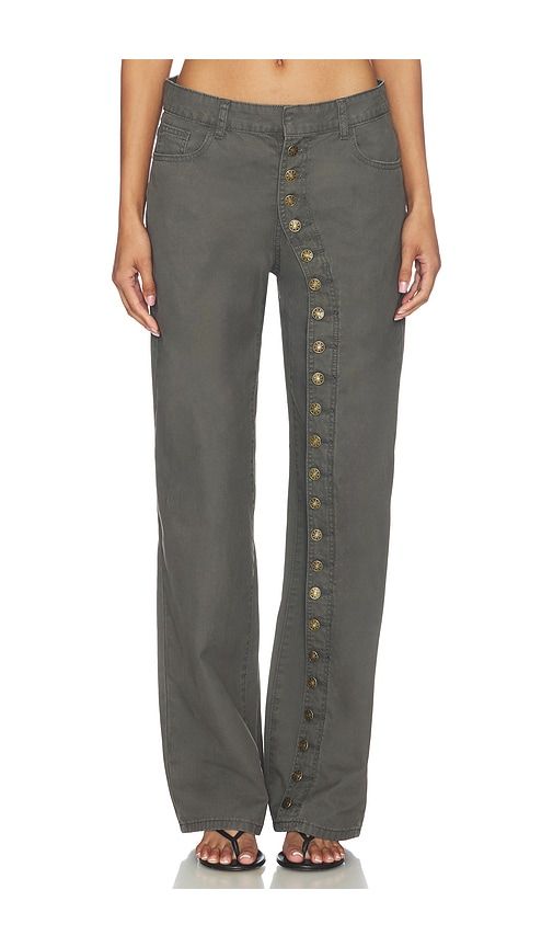 Penny Pant in Green. - size M (also in S, XS) - LIONESS - Modalova