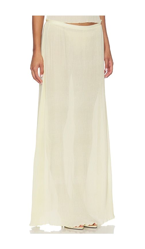 Ford Maxi Skirt in Yellow. - size L (also in M, S, XS) - LIONESS - Modalova