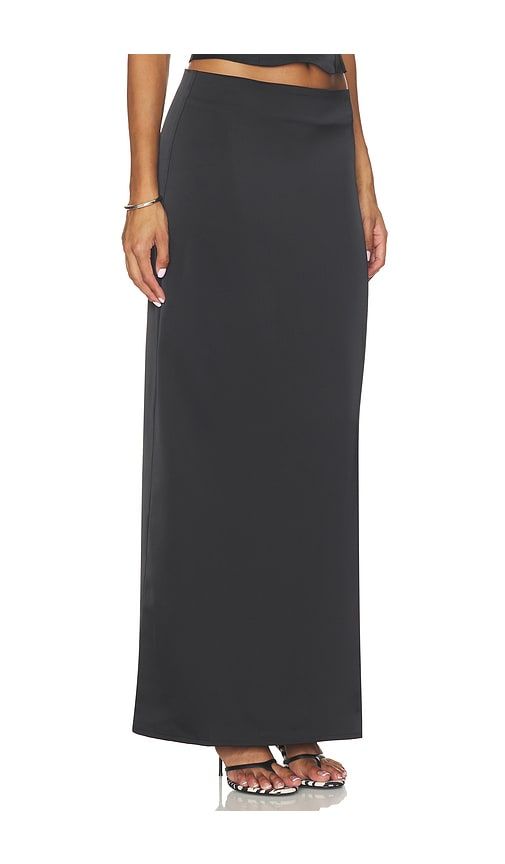 Front Row Maxi Skirt in Black. - size L (also in M, S, XS, XXS) - LIONESS - Modalova