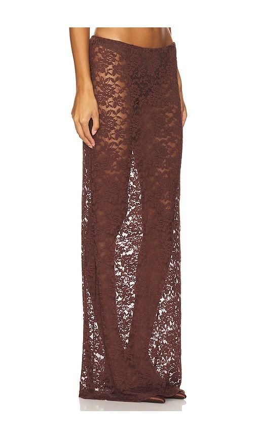 Black Swan Lace Maxi in Brown. - size L (also in M, S, XL, XS, XXS) - LIONESS - Modalova
