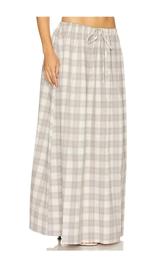 Sweet Escape Maxi Skirt in Grey. - size S (also in XS) - LIONESS - Modalova