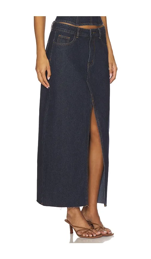 Super Sweet Maxi Skirt in Blue. - size M (also in S, XS) - LIONESS - Modalova