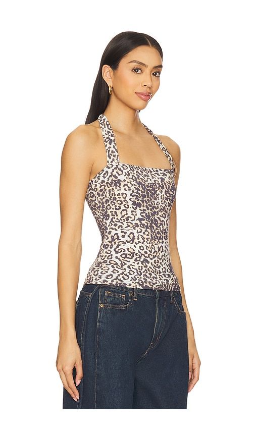 Rouje Halter Top in Brown. - size L (also in M, S) - LIONESS - Modalova