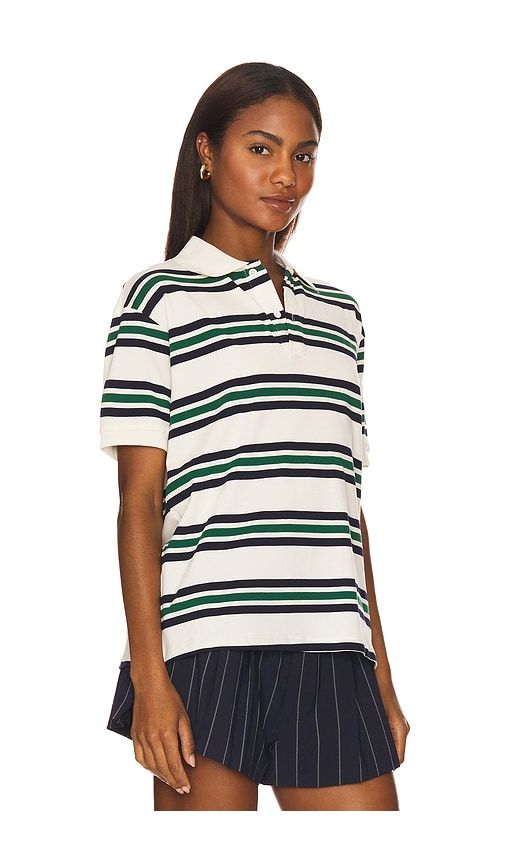 Leisure Polo Top in Ivory. - size XS (also in XXS) - LIONESS - Modalova