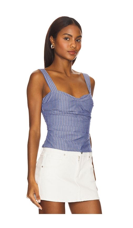Cobain Corset Top in Blue. - size XS (also in XXL, XXS) - LIONESS - Modalova