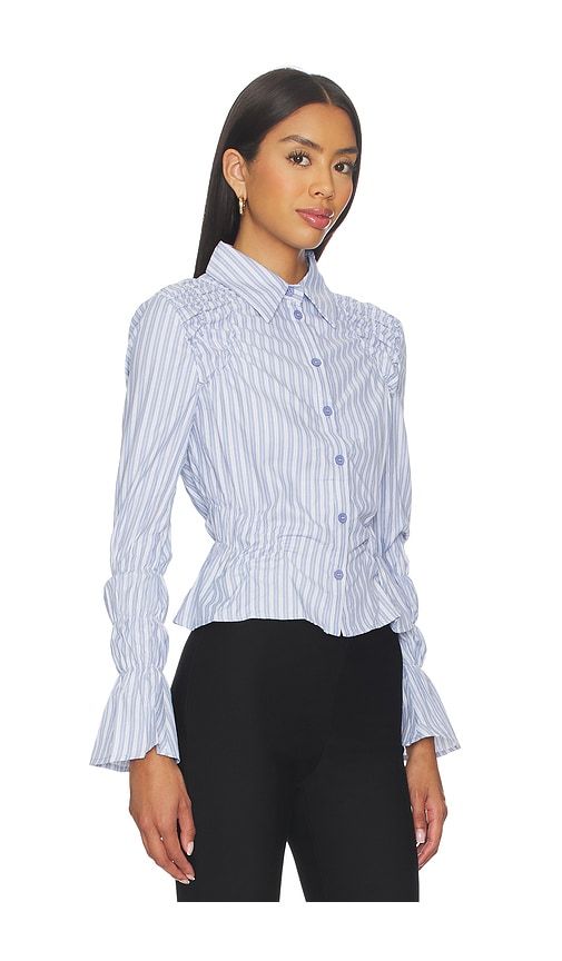 Manor Shirt in Baby Blue. - size M (also in XL, XS, XXS) - LIONESS - Modalova