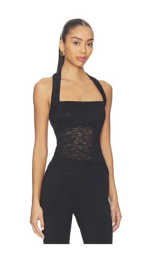 Palisades Halter Top in Black. - size XS (also in XXS, S, M, L, XL) - LIONESS - Modalova