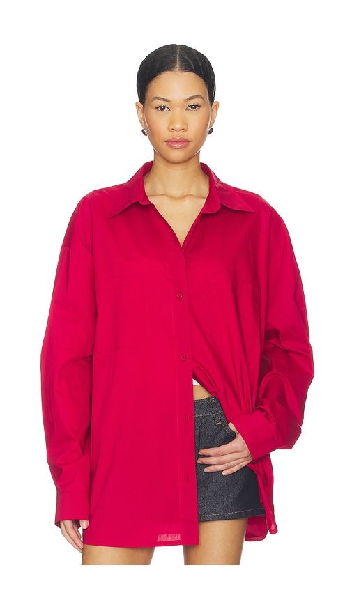 Clarity Shirt in Red. - size S (also in XS, XXS) - LIONESS - Modalova