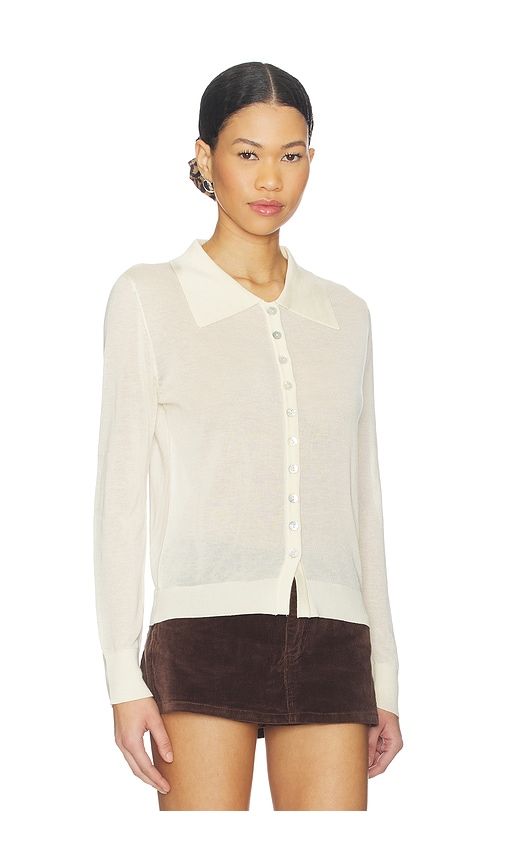 Chalet Long Sleeve Top in Yellow. - size M (also in XXS) - LIONESS - Modalova