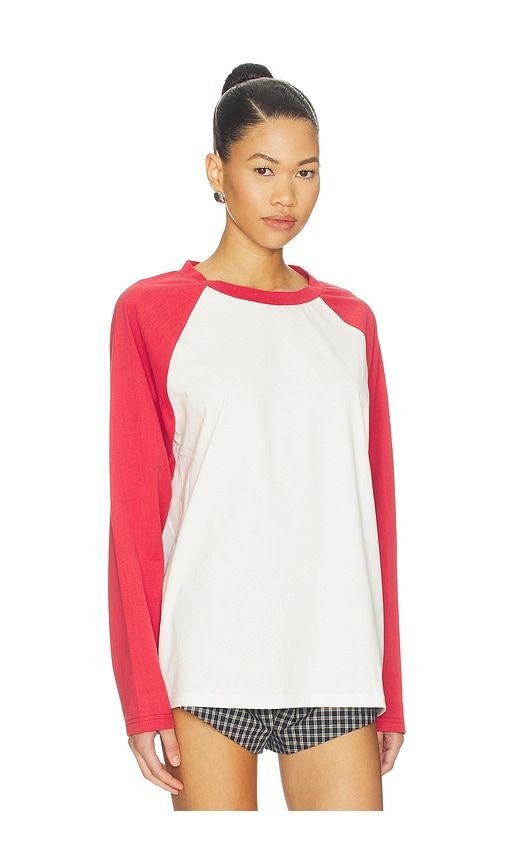 Kravitz Baseball Tee in Red. - size M (also in S, XS) - LIONESS - Modalova