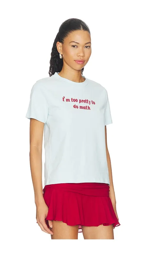 Too Pretty Tee in Baby Blue. - size S (also in XS, XXS) - LIONESS - Modalova
