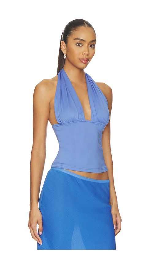 Safari Halter Top in Blue. - size L (also in M, XL, XXL, XXS) - LIONESS - Modalova