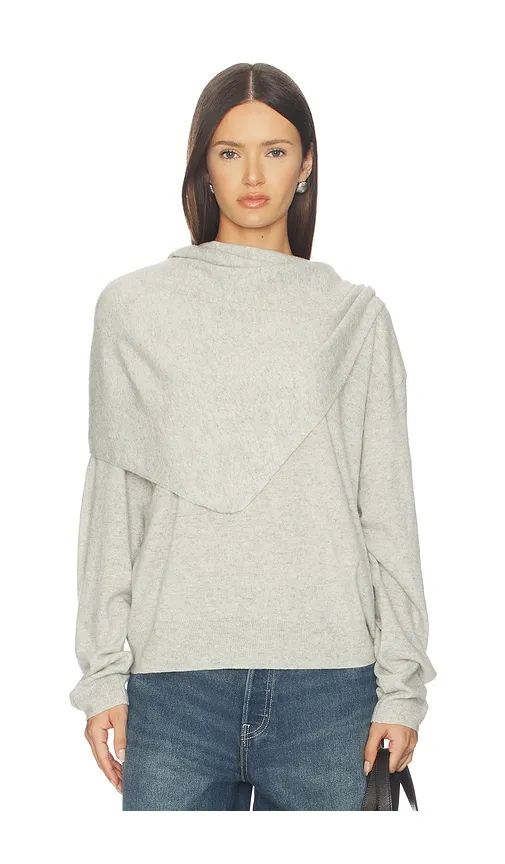 Olsen Knit Top in Grey. - size M (also in S, XS) - LIONESS - Modalova