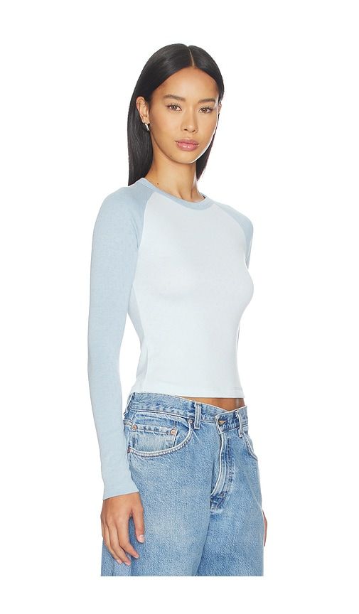 Bronx Long Sleeve Top in Baby Blue. - size XL (also in XS, XXL, XXS) - LIONESS - Modalova