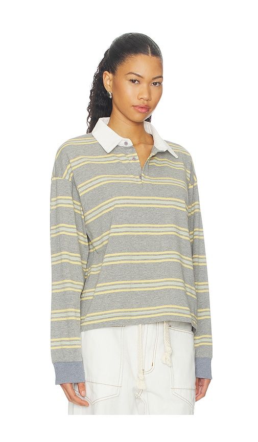 X REVOLVE Countryside Jersey Polo in Grey. - size L (also in M, S) - LIONESS - Modalova