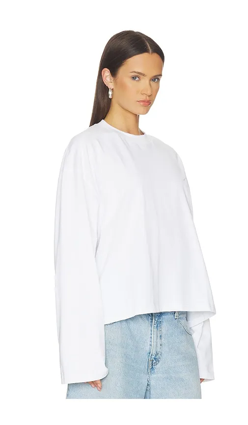 Bloom Long Sleeve Top in White. - size L (also in M, S, XL, XS) - LIONESS - Modalova