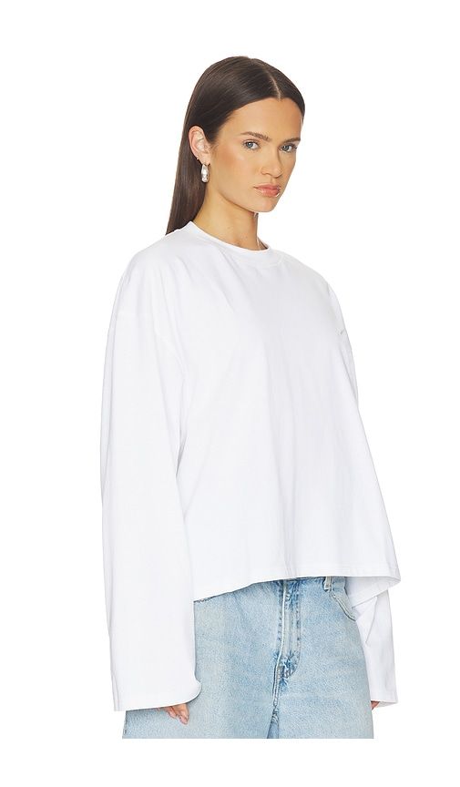 Bloom Long Sleeve Top in White. - size L (also in M, XL, XS) - LIONESS - Modalova
