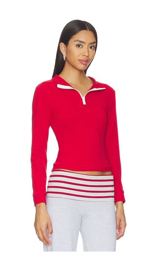 Mile High Long Sleeve Top in Red. - size L (also in M, S, XL, XS, XXS) - LIONESS - Modalova