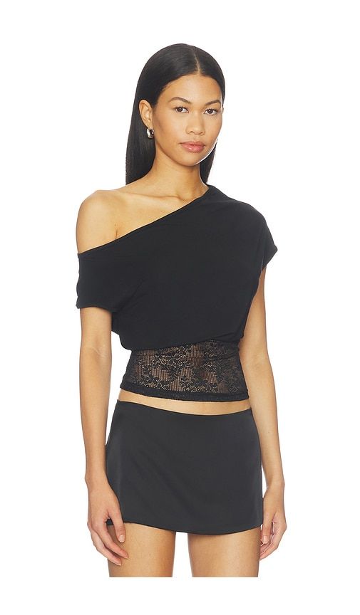 Etoile Off Shoulder Top in Black. - size L (also in XL) - LIONESS - Modalova