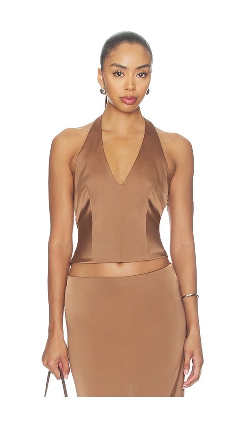 Front Row Halter Top in . - size L (also in M, S, XL, XS) - LIONESS - Modalova