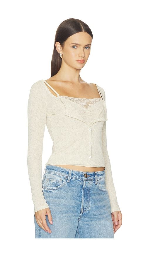 Babydoll Long Sleeve Top in . - size L (also in M, S, XS, XXS) - LIONESS - Modalova