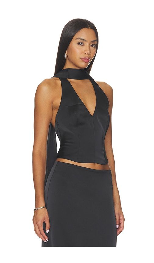 Front Row Halter Top in Black. - size L (also in M, S, XL, XS, XXS) - LIONESS - Modalova