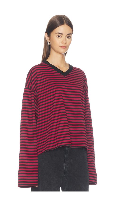 Bloom V Long Sleeve Top in Red. - size L (also in M, S, XL, XS, XXL, XXS) - LIONESS - Modalova