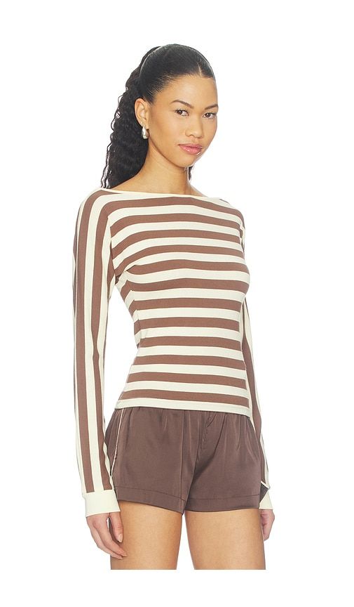 Blooming Long Sleeve Top in Brown. - size L (also in M, S, XL, XS, XXL, XXS) - LIONESS - Modalova