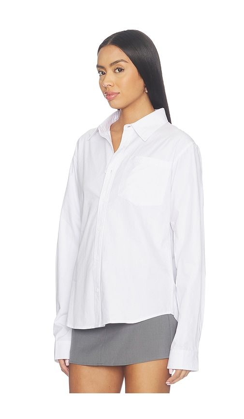 Hailey Button Up Shirt in White. - size L (also in M, S, XL, XS, XXL, XXS) - LIONESS - Modalova