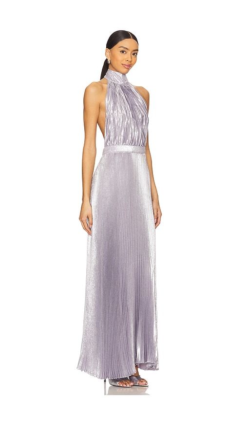 Eden Dress in Metallic Silver. - size 10/M (also in 12/L, 14/XL, 6/XS) - L'IDEE - Modalova