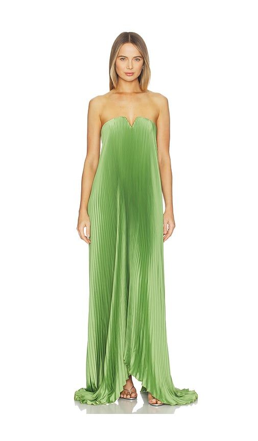Black Tie Gown With Drama Sleeves in Green. - size 10/M (also in 12/L, 6/XS, 8/S) - L'IDEE - Modalova