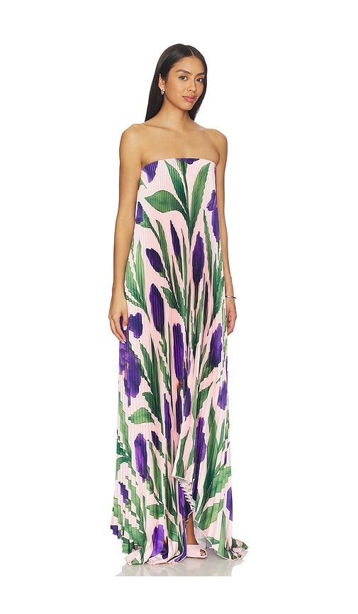 Bisous Strapless Gown in Rose,Purple. - size 10/M (also in 6/XS, 8/S) - L'IDEE - Modalova
